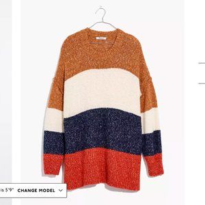 NWT Madewell Striped Baxter Sweater Tunic